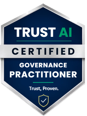 Trust AI Certified Governance Practitioner badge